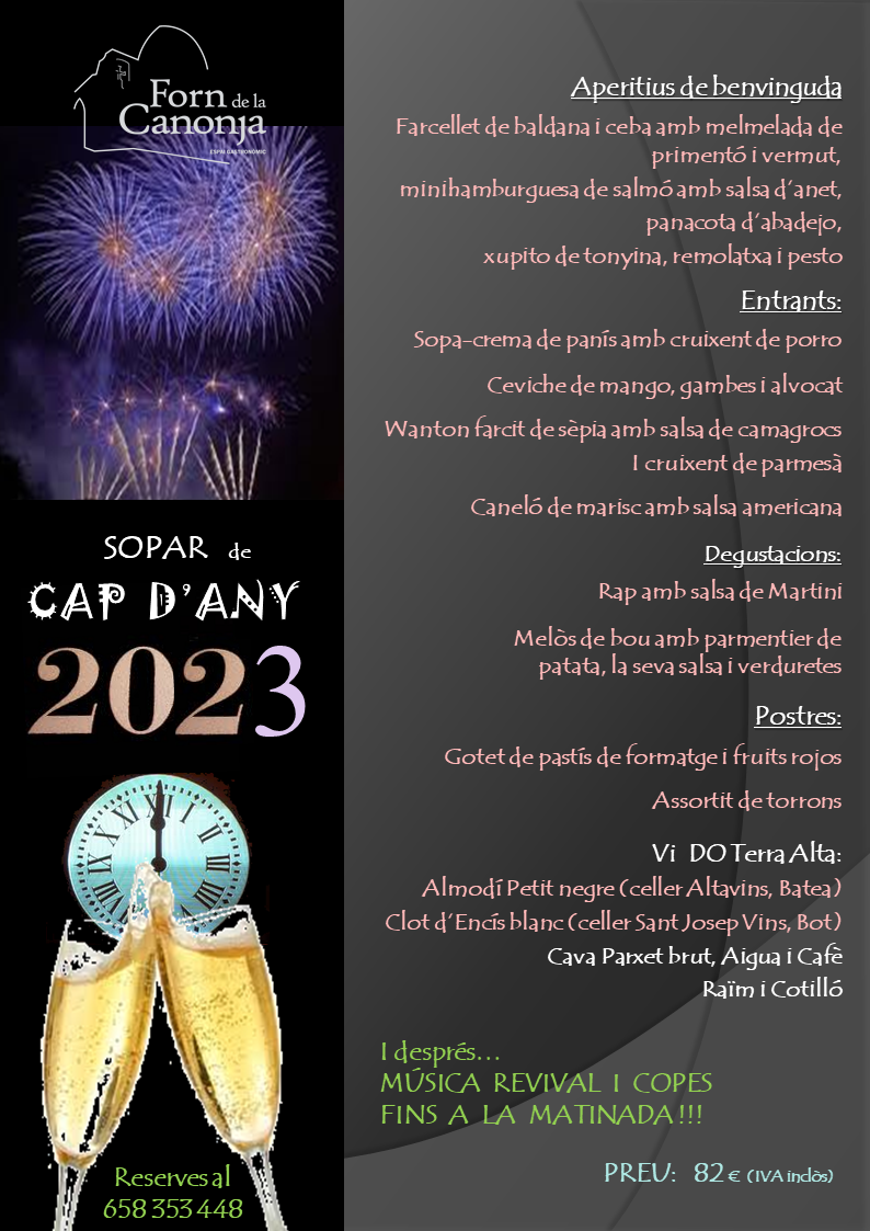SOPAR CAP D’ANY 2023